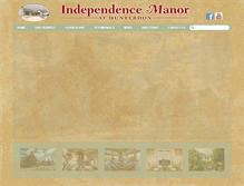 Tablet Screenshot of independencemanor.com